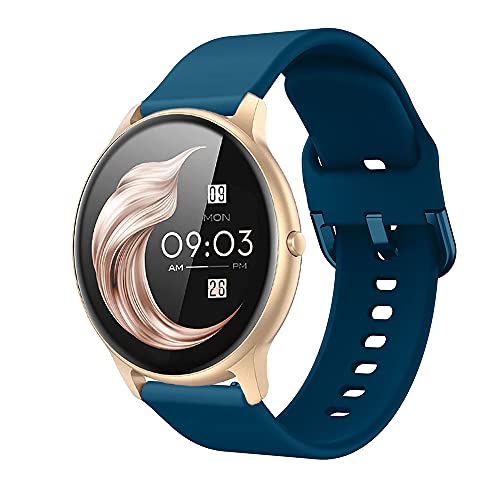 Kobmand Cinturino per AGPTEK LW11, Cinturino di Ricambio in Silicone da 22mm con Secchio per AGPTEK (numero modello LW11) (Blu navy)