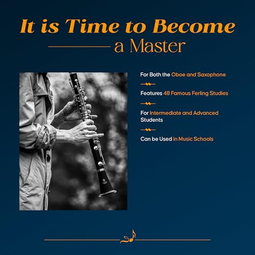 48 Famous Studies (1st and 3rd Part): Melodious Etudes for Oboe and Saxophone Players | Woodwind Sheet Music Collection for Intermediate Musicians | Oboe Saxophone Duet Songbook - Thumbnail 3