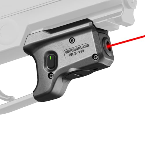 WARRIORLAND Red Laser Sight Fit Sig Sauer P320 Compact M18 & P320 Full Size M17, First Red Beam Sight with Power Indicator, P320 Laser with Ambidextrous On/Off Switch, WLS-112