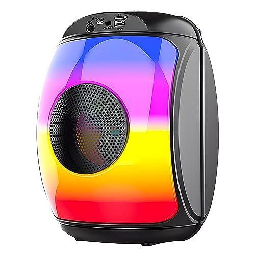 RED5 Wireless Rainbow Colour Changing Party Speaker Multiple Inputs & Microphone