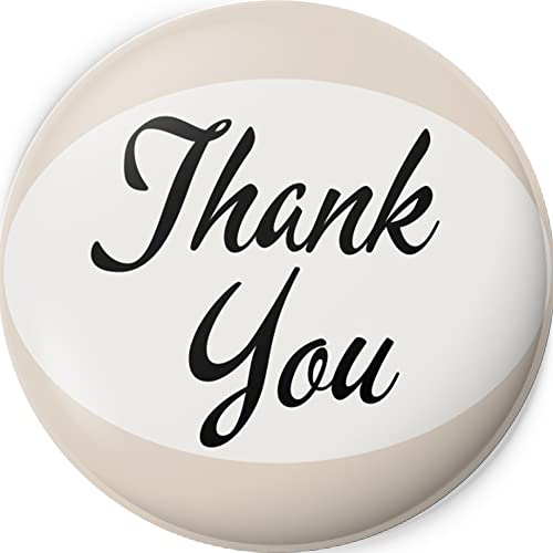 Image of Cup of Joy Stainless Steel Pin Thank You Printed Round Button Badges | Trendy Batches for Bags, Backpacks, T-shirt Ideal Birthday Gift(THANK005)