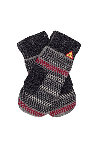 Öjbro Swedish made 100% Merino Wool Soft Thick & Extremely Warm Mittens (Medium, Ringdans Elin)