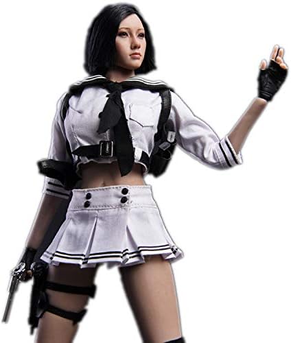 Phicen HiPlay 12" Female Seamless Action Figures-Realistic Silicone Body with Stainless Steel Skeleton-1/6 Scale Super Flexible Female Figure Dolls for Arts/Drawings/Photography (S10D)