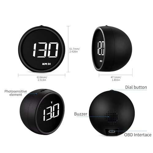 HUD automotriz de 4.5'' Plug & Play para evitar averías con alertas de motor 7