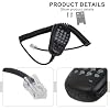 SPORTARC MH-48 6 Pin Handheld Speaker Mic for Yaesu FT-8800R FT-1900R Two Way Radio with Programmable Buttons High Fidelity Audio Dynamic Microphone for Vehicle Mount Black Standard #3