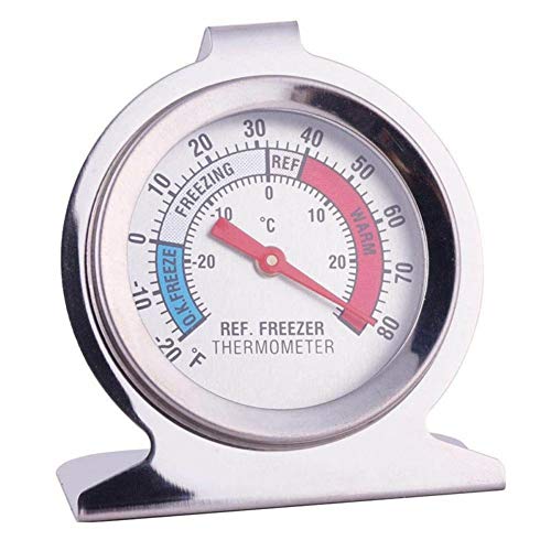 2Pcs Dial Fridge Thermometer