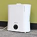 OPOLAR EV01 Digital Evaporative Humidifier for Babyroom & Bedroom, Purifying The Air w/Ionizer and Wicking Filter-No Mist & No Noise-Top Fill & Easy Clean-LED Panel &Timer-0.8Gal, White