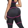Reshe-4-in-1-High-Waist-Arm-and-Thigh-Wast-Trainer-for-Women-Sweat-Band-Waist-Trimmer-Plus-Size 4 In 1 High Waist Arm And Thigh Wast Trainer For Women, Sweat Band Waist Trimmer Plus Size Rose