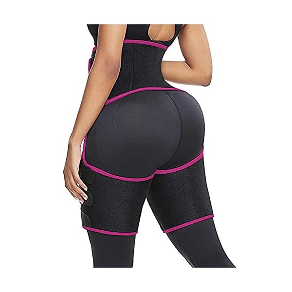 Reshe-4-in-1-High-Waist-Arm-and-Thigh-Wast-Trainer-for-Women-Sweat-Band-Waist-Trimmer-Plus-Size 4 In 1 High Waist Arm And Thigh Wast Trainer For Women, Sweat Band Waist Trimmer Plus Size Rose