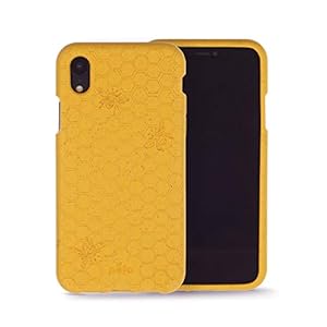 Pela: iPhone Case for iPhone XR: Eco-Friendly – 100% Biodegradable (XR Honey Bee)