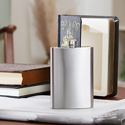 Stainless Steel Secret Hip Flask Disguised in 'The Good Book' - Image 2