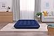 Bestway Doppelluftbett mit integrierter Fußpumpe 191 x 137 x 28 cm, Dunkelblau