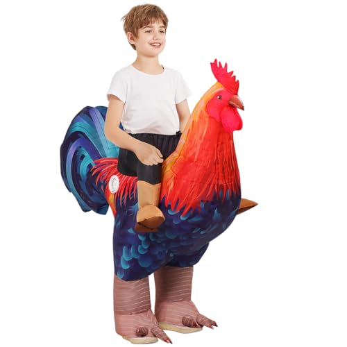 Disfraz Inflable de Pollo para Niños 55 pulgadas miniatura 2