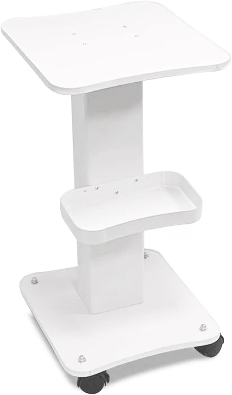 Salon & Spa Equipment Trolley Carts with Wheels Mobile Portable Beauty Salon Microblading Supplies Rolling Trays Hairdresser Stylist Esthetician Instrument Storage Tray