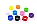 Honbay 200pcs Mix Color 8mm Foot Ring Bands Bird Clip on Leg Rings for Pigeon Dove Chicks Bantam Quail Lovebirds Finch Small Poultry Chicken