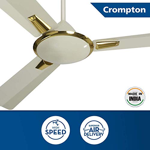 Image of Crompton Aura 1400 mm (56 inch) High Speed Decorative Ceiling Fan (Ivory)