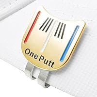 Orrdiffi Magnetischer Golfball-Marker mit Hutclip Golf Putting Alignment Tool Golfballmarker mit Magnetischem Hutclip Präzises Ausrichtungswerkzeug für Putting Training mit Aufbewahrungsbox