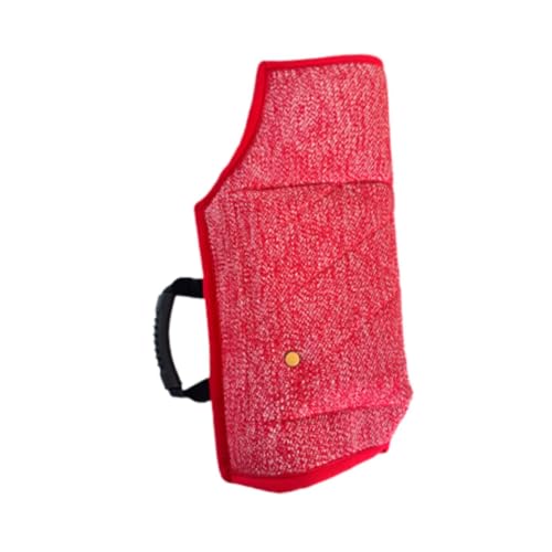 Protection Gear Dog Training Bite Sleeve, Bite Resistant Training Equipment,Dog Sleeve for Tugging Toy, Red