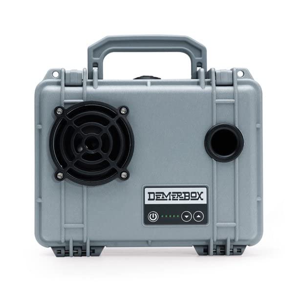 DemerBox: Waterproof, Portable, and Rugged Outdoor Bluetooth Speakers. Loud Sound + Deep Bass, 40+ hr Battery Life, Dry Box + USB Charging, Multi-Pairing Party Mode (Jetport Silver, DB1)