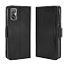 Produktbild Hauw Hülle für HTC Desire 21 Pro 5G,Magnetschnalle Multi-Card Slots Flip Wallet Ledertasche für HTC Desire 21 Pro 5G,Schwarz