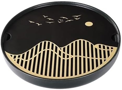 Tea Tray Metal Tea Tray Chinese Style Household Tea Table Indoor Dry Tea Table, Tea Sea Kung Fu Tea Set Tea Tray Tea Trays