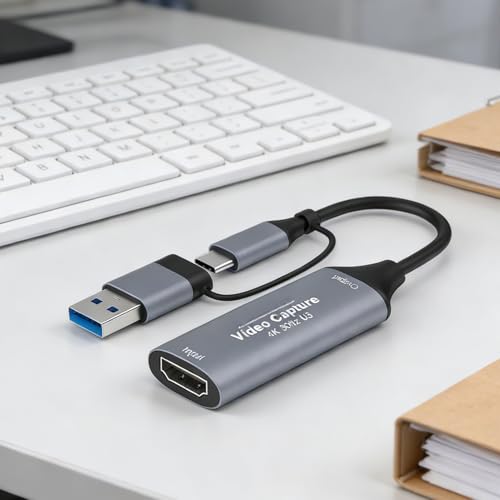 Grabador de vídeo, dispositivo de transmisión de audio – Grabador de vídeo USB – para cámara móvil streaming grabación PC y TV - imagen 3