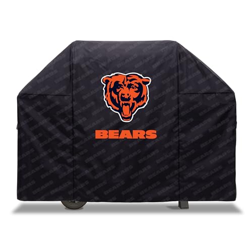 YouTheFan NFL Chicago Bears Heavy Duty Waterproof Grill Cover – UV Resistant, Durable Polyester BBQ Cover, Weatherproof for Outdoor Gas or Charcoal Grills, for Grills up to 5’ Wide