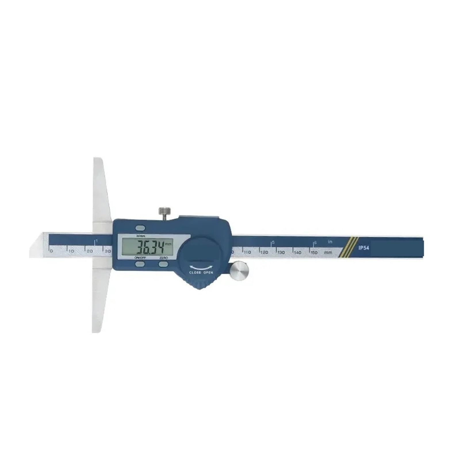 Mikrometer-Set, Tiefenmessschieber-Mikrometer 150/200/300 mm Digitaler Messschieber Edelstahl Elektrischer digitaler Tiefenmesser für Heimwerker/Haushalt(0-200mm)