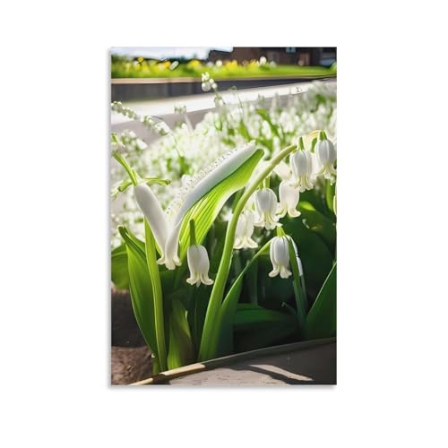 Affiche orchidée cloche pour décorer votre chambre avec une toile moderne raffinée