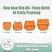 wegreeco Cloth Diapers 6 Pack with 6 Inserts & 1 Wet Bag, Washable Cloth Diapers for Babies, One Size Adjustable Reusable (Vibrant)