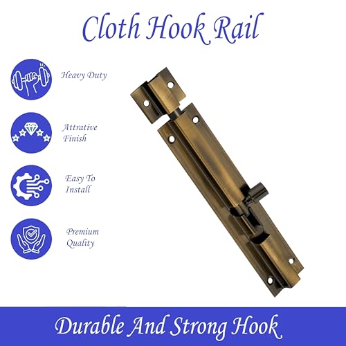 Image of Premium SS Tower Bolt 6 Inch, Tower Bolt for Main Door and Bathroom, Kundi Door Latch for Bedroom, Chitakni, Tower Bolt for Home,Offices Doors,Windows (Pack of 1)