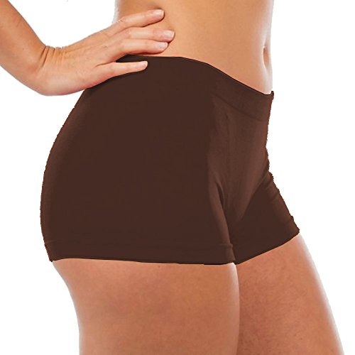 Victoria Women's Seamless Spandex Boyshort Underskirt Pant Short Leggings