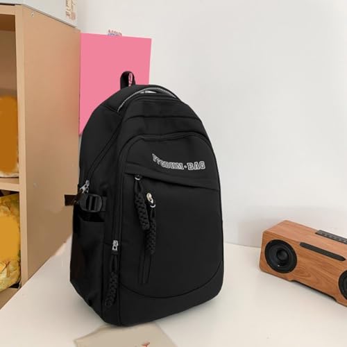 Mochila escolar multibolsillos que soluciona la falta de espacio para estudiantes universitarios 4