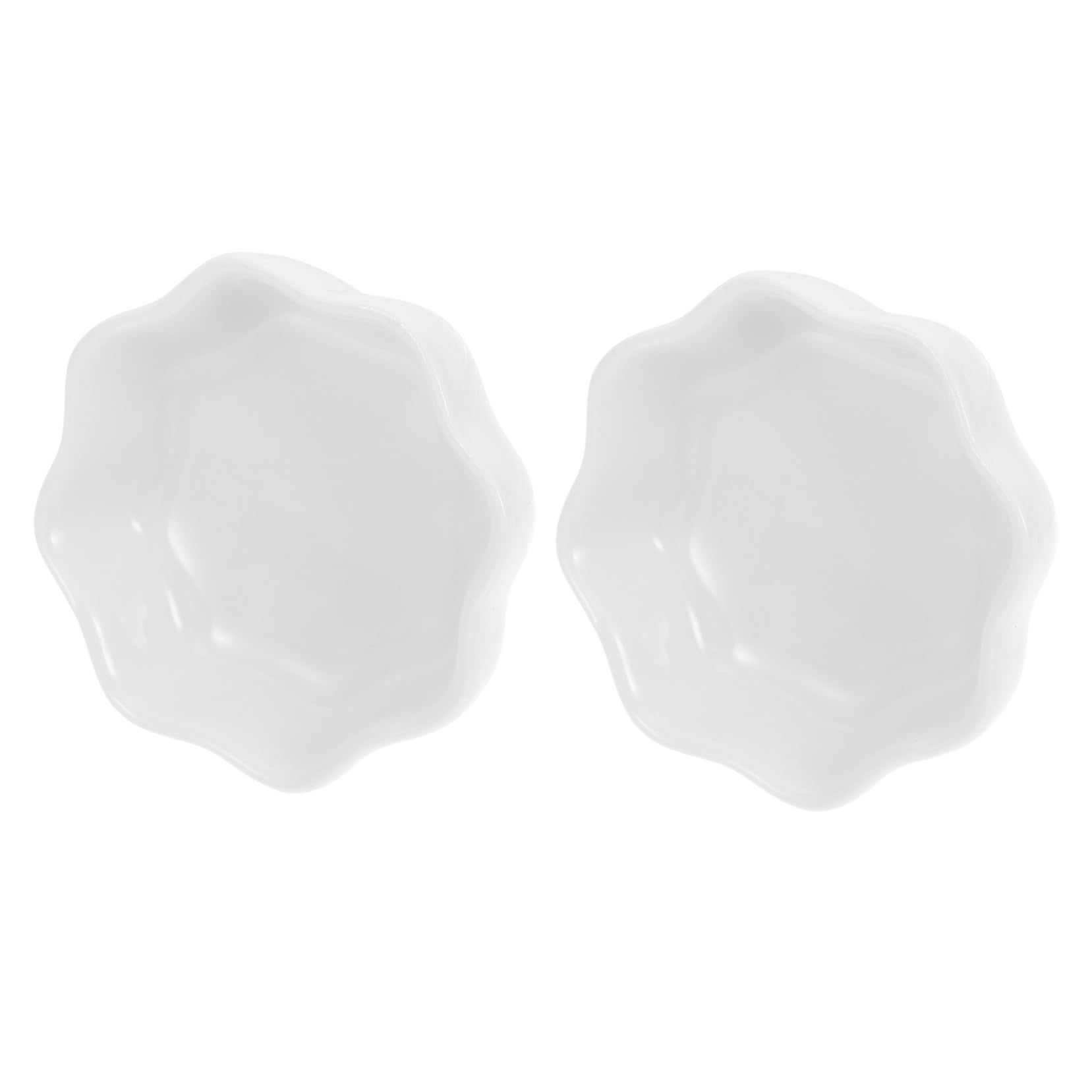 BESTonZON 2Pcs Washable Ceramic Hamster Bowls Chinchilla Feeding Dishes Compact for Household Use Easy to Food Bowls Design