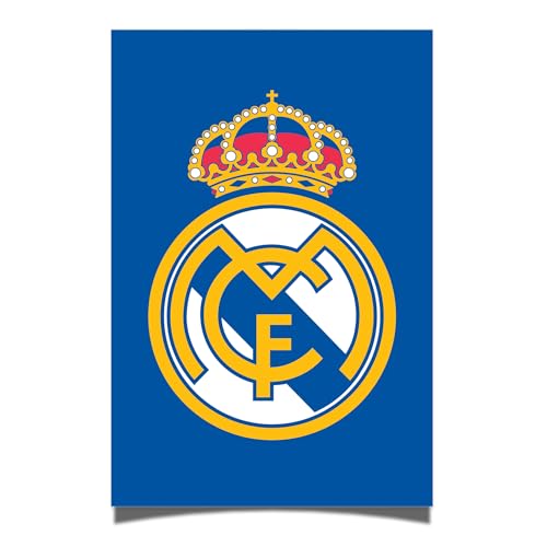 Desert Cactus Real Madrid FC Poster Los Blancos Madridistas Football Soccer 11 x 17 Inch Room Office Dcor Decoration Official Fan Gear (11x17 inch Version B)