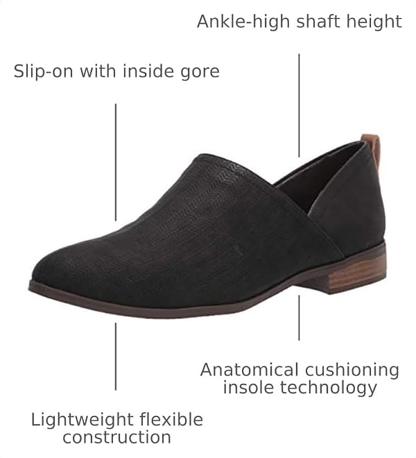 Dr. Scholl's Shoes Women's Ruler Slip-On Loafer, Black, 7.5 by Dr.Scholl's SHOES - Used condition - Image 2
