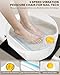 Hicomony Pedicure Chair No Plumbing with Foot Spa,360 Rotation Reclining Portable Pedicure Station,Hydraulic Adjustable,Lift Foot Spa Chair,Silla de Pedicura Profesional(Queen, Grey)