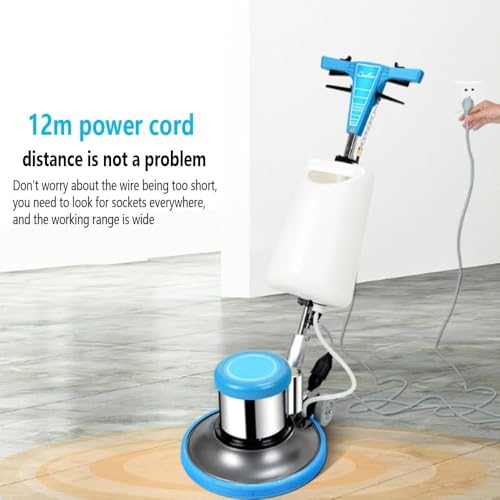 Lavatrice per tappeti e lucidatrice per pavimenti, serbatoio dell'acqua da 8 litri, percorso di pulizia da 17 ', 175 giri/min per una pulizia efficace su varie superfici