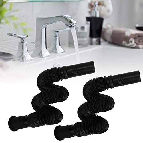 Expandable Flexible Trap Pipe, Expandable Flexible 1 1/4" P Trap Pipe for Single or Double Kitchen Sink Garbage Disposal and Shampoo Bowls for Kitchen Bathroom by Pilipane - Used condition - Image 4