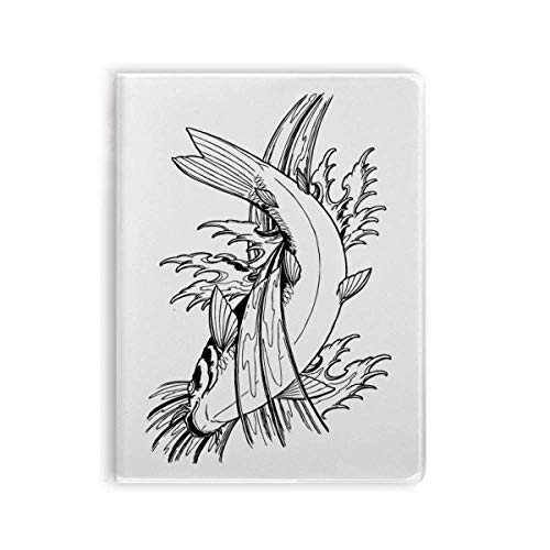 Carnet de notes motif poissons avec couverture souple pour écrire au quotidien
