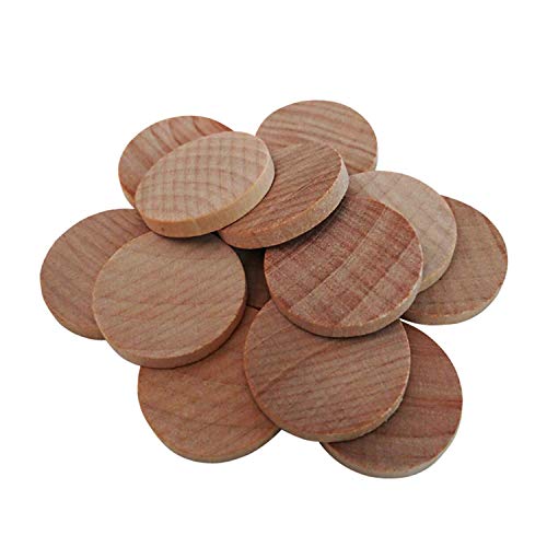 1 Inch Natural Wood Slices Unfinished Round Wood Coins For Diy Arts & Crafts Projects, 60 Per Pack. #TOP3