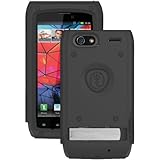 TRIDENT AMS-RAZR-BK Droid Razr By Motorola Kraken Ams Case with Holster Bundle - 1 Pack - Retail Packaging - Black