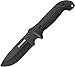 Schrade SCHF51 Frontier 10.9in Steel Full Tang Fixed Blade Knife with 5.1in Drop Point Blade and TPE Handle for Outdoor Survival, Camping and EDC