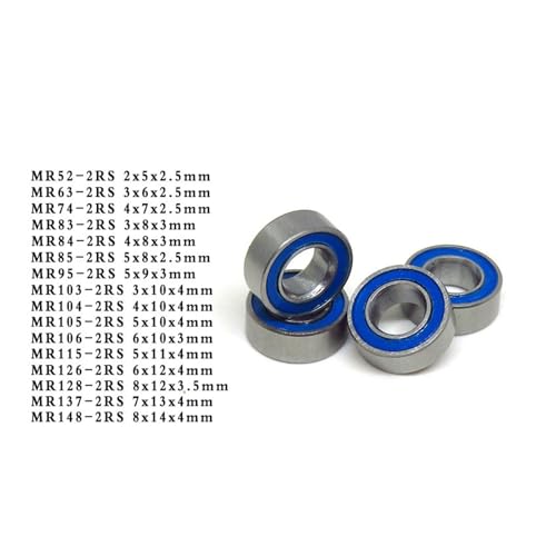Roulement à billes MR52-2RS miniature étanche pour micro-moteur rotatif - 3