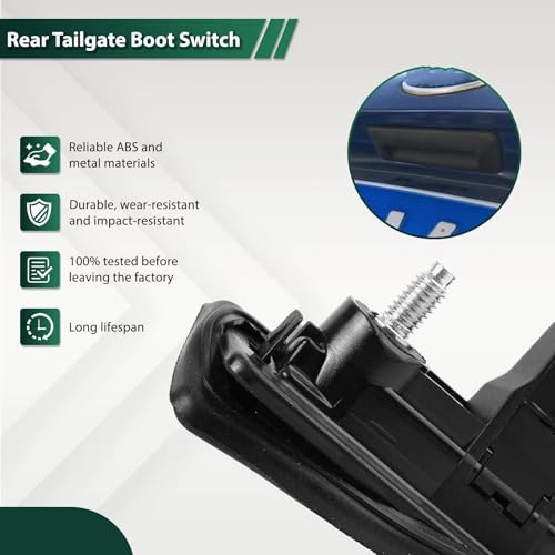 Interrupteur de hayon arrière VW Golf 2007-2009 reference 5J0827566E pièce