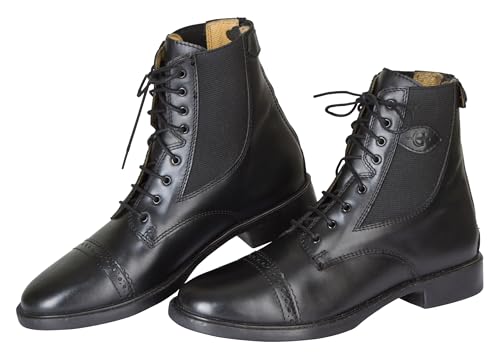 Kerbl Covalliero Monaco Glattleder Botas de Equitación, Unisex niños, Negro, 35 EU