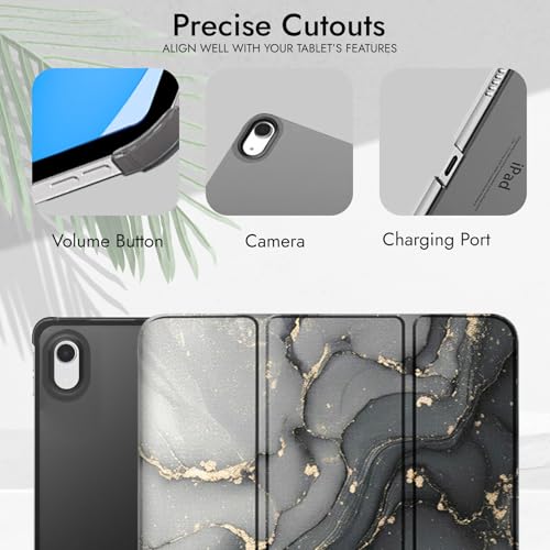 Image of Robustrion Cover for iPad 11th (A16) / 10th Generation Cover Case (2022 /2025), Trifold Flip Case Cover for iPad 11th Generation 11 inch / 10th Gen 10.9 inch [Auto Sleep Wake Suppport] - Ocean Black