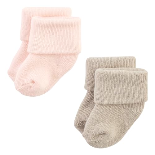 Image of Hudson Baby Baby 8-pack Cotton Rich Newborn and Terry Socks