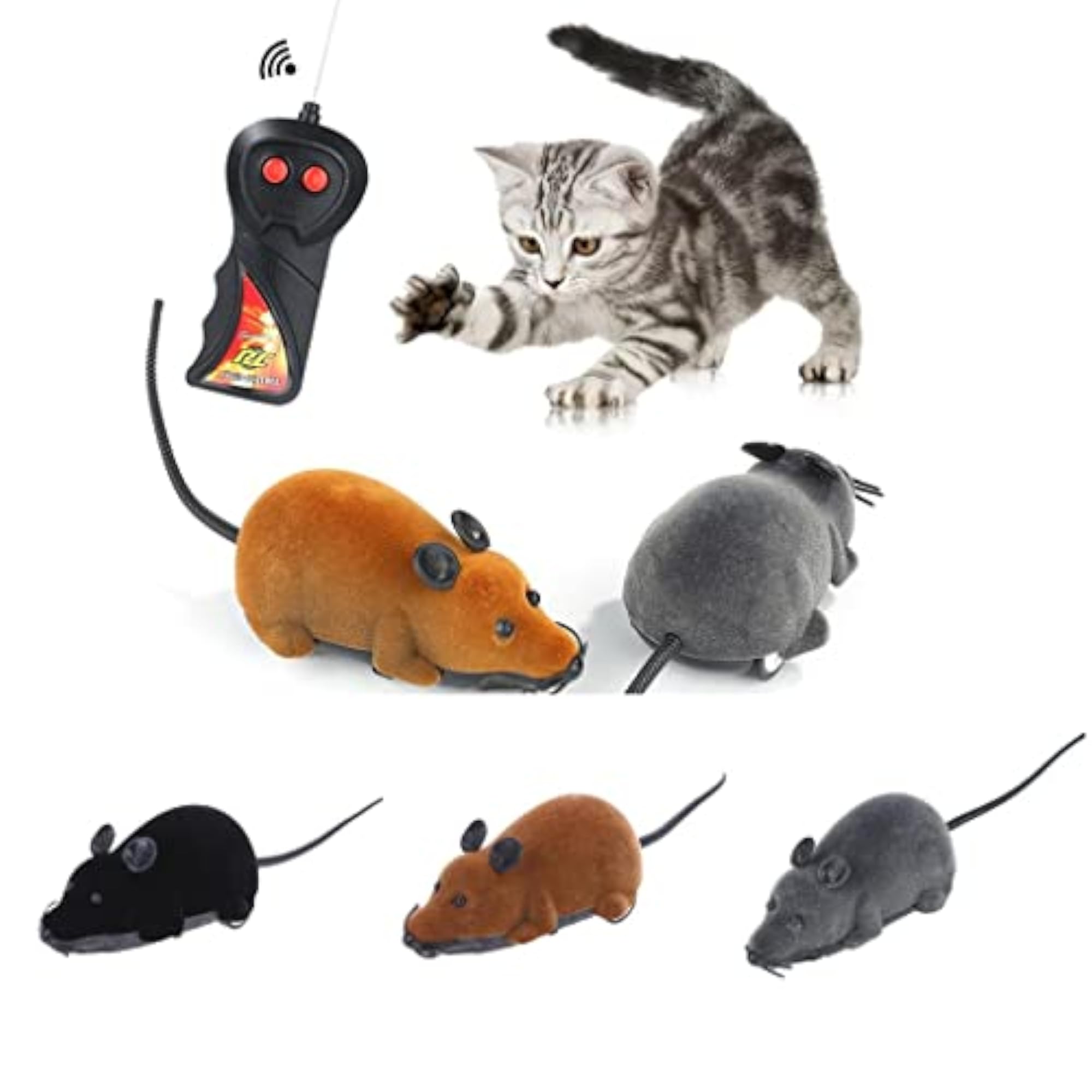 Mini Remote Control Mouse Cat Toy