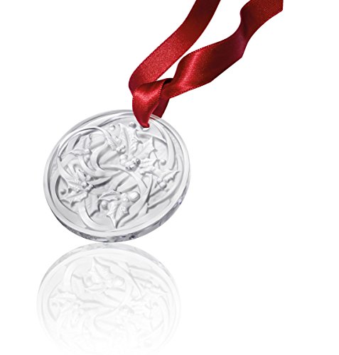 Lalique Crystal 2017 Christmas Ornament Entrelacs, Clear #TOP1